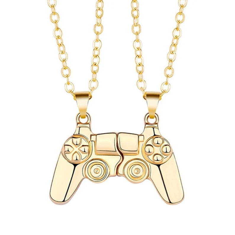 Poignée de console de jeu pour femmes et hommes et colliers à paire d'aspiration de magnétite