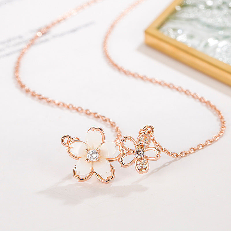 Chaîne de clavicule féminine, colliers d'entrée de tempérament simples