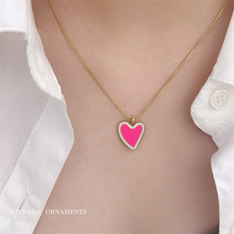 Butterfly Love Female Personalized Minority Geometric Pendant Necklaces