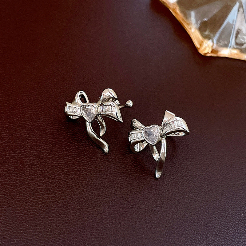 Bagues en Zircon avec nœud papillon, goutte d'eau, perle, abordable, luxe, mode, haute qualité