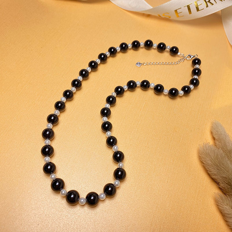 Colliers de rue Cool tendance neutres en perles d'agate pour femmes