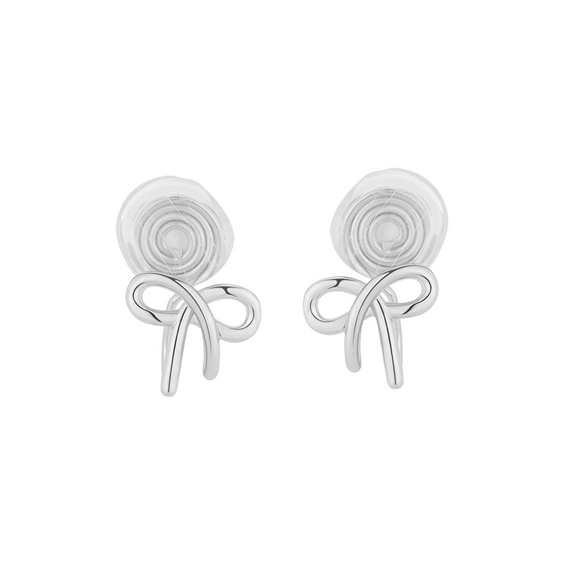 Women's Mosquito Coil Bow Sweet Daily Cute Ear Clip