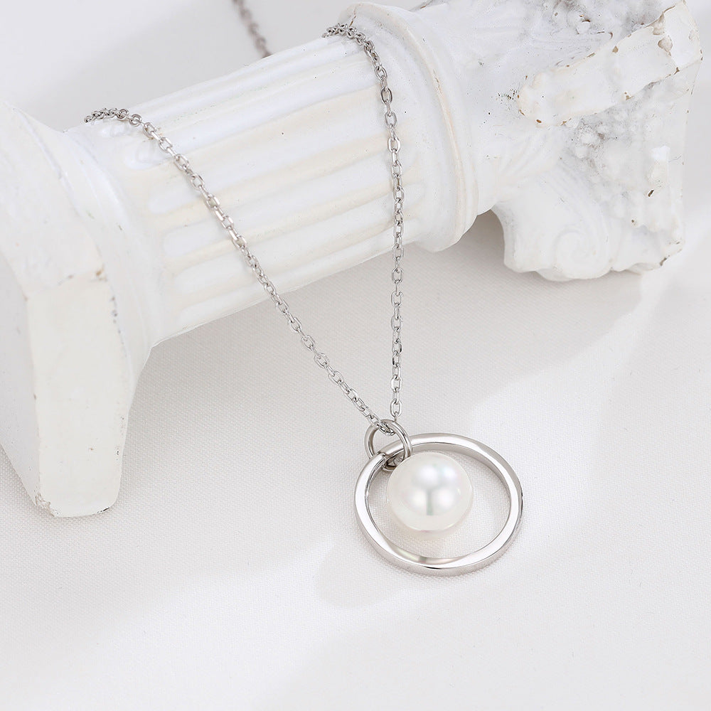 Colliers de clavicule géométriques coréens de haute qualité pour femmes et cercles