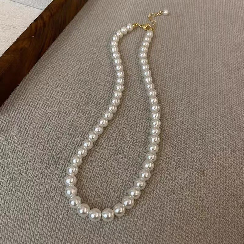 Colliers minoritaires de luxe légers en perles pour femmes