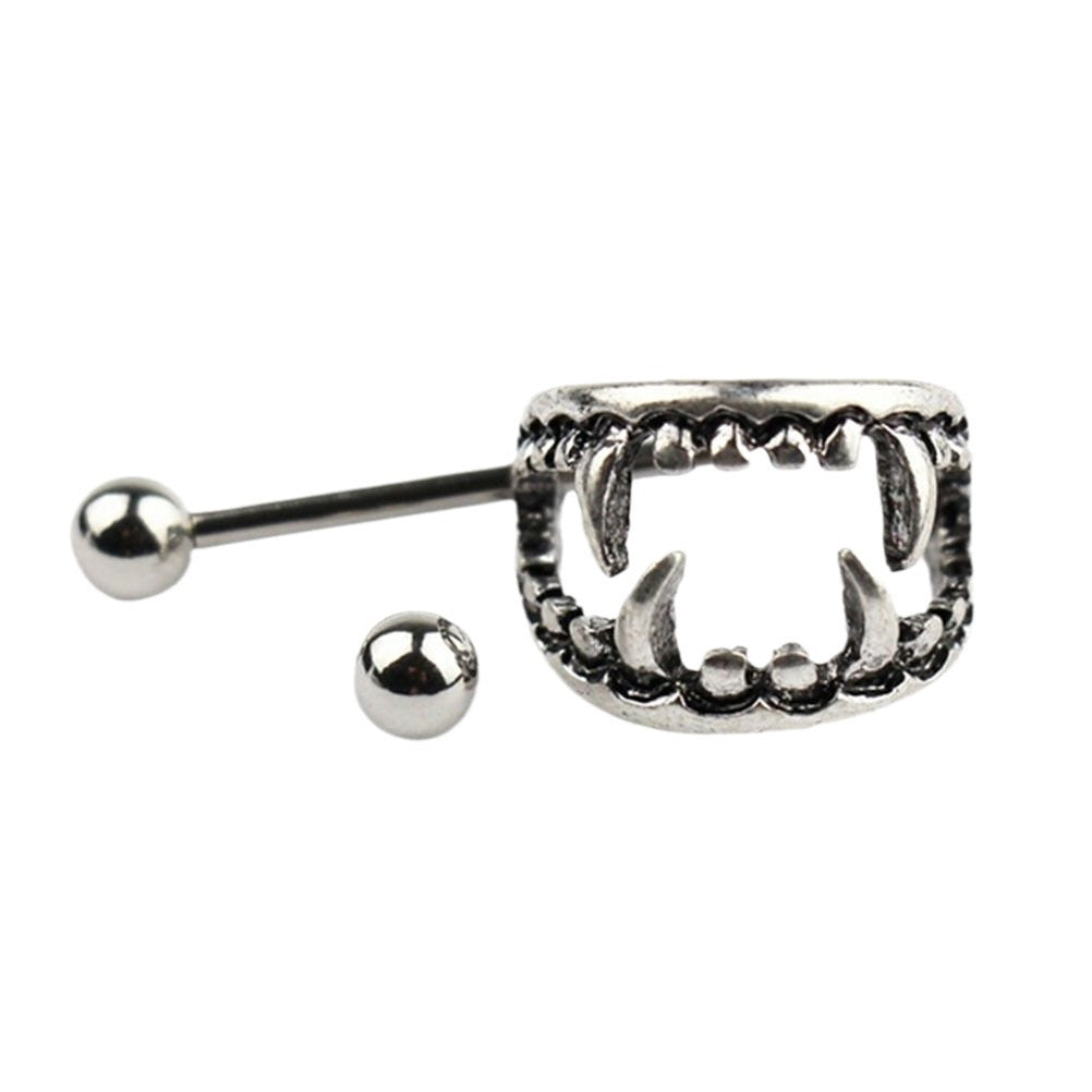 Mouth Shape Nipple Punk Plating Body Piercing Ear Clip