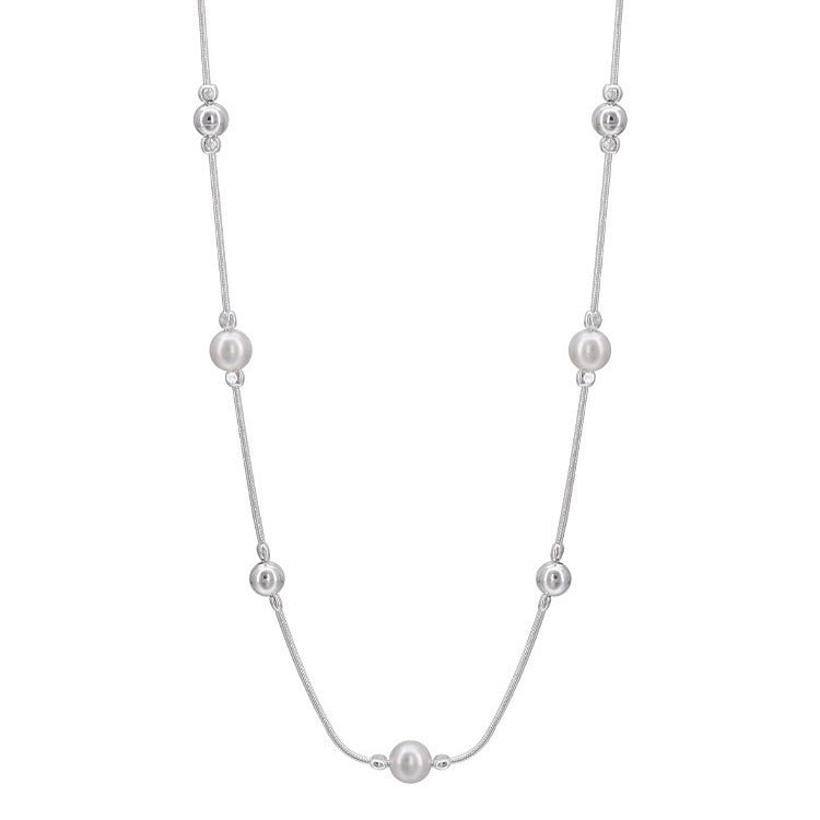 Women's Snake Bone Pearl For Temperament Wild High-grade Light Luxury Clavicle Necklaces