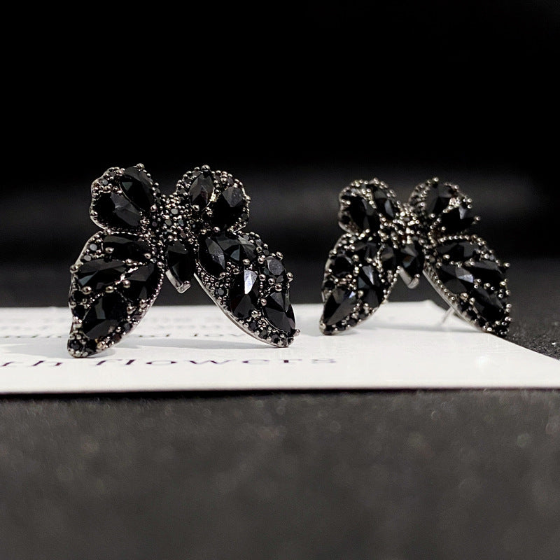 Quality For Over Inlaid Zircon Affordable Luxury Earrings