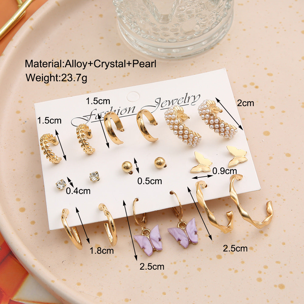 Women's Style Creative Vintage Pearl Ear Fashion Earrings