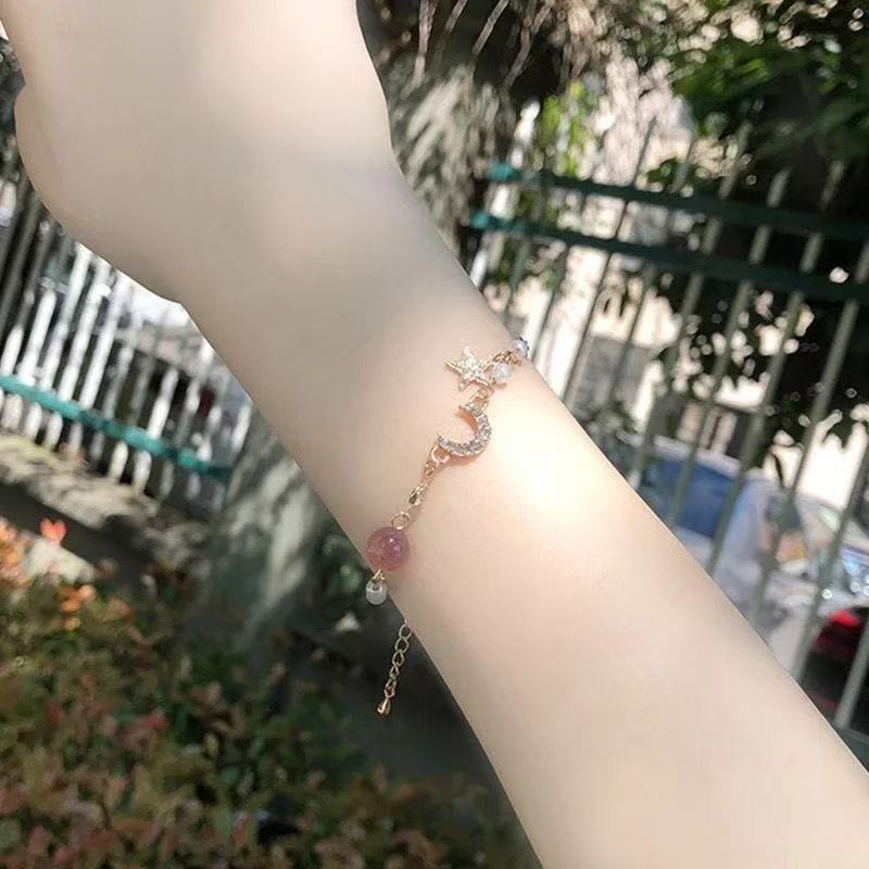 Zircon Pearl Female Design Advanced Korean Fashion Bracelet
