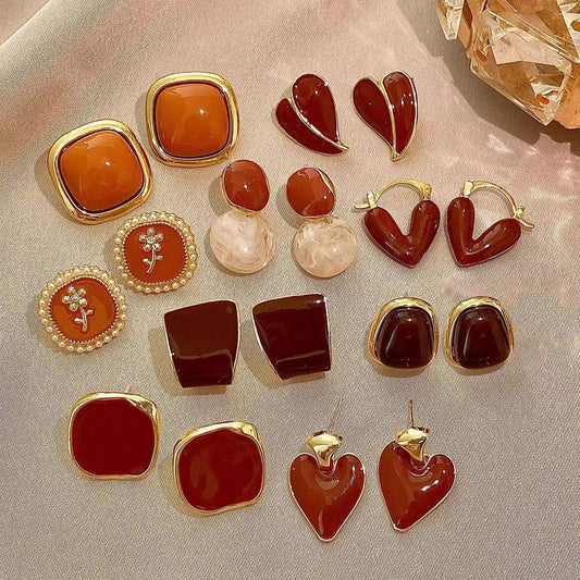 Women's Style Sier Needle Elegant High-grade Warm Earrings