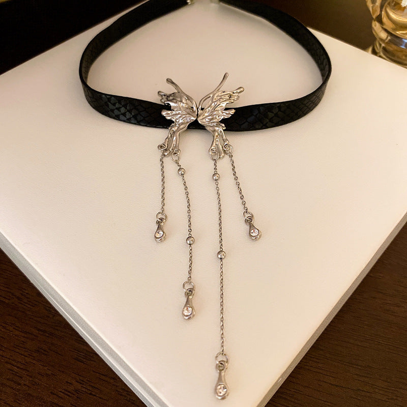 Niche Hip Hop Clavicule Chaîne Colliers Doux