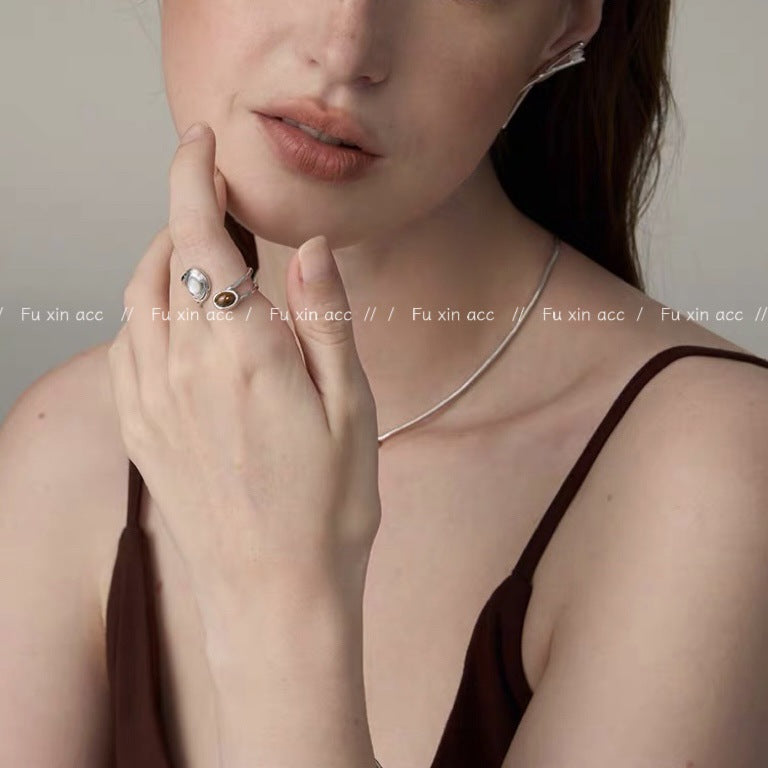 Light Luxury Minority Index Finger Senior Rings