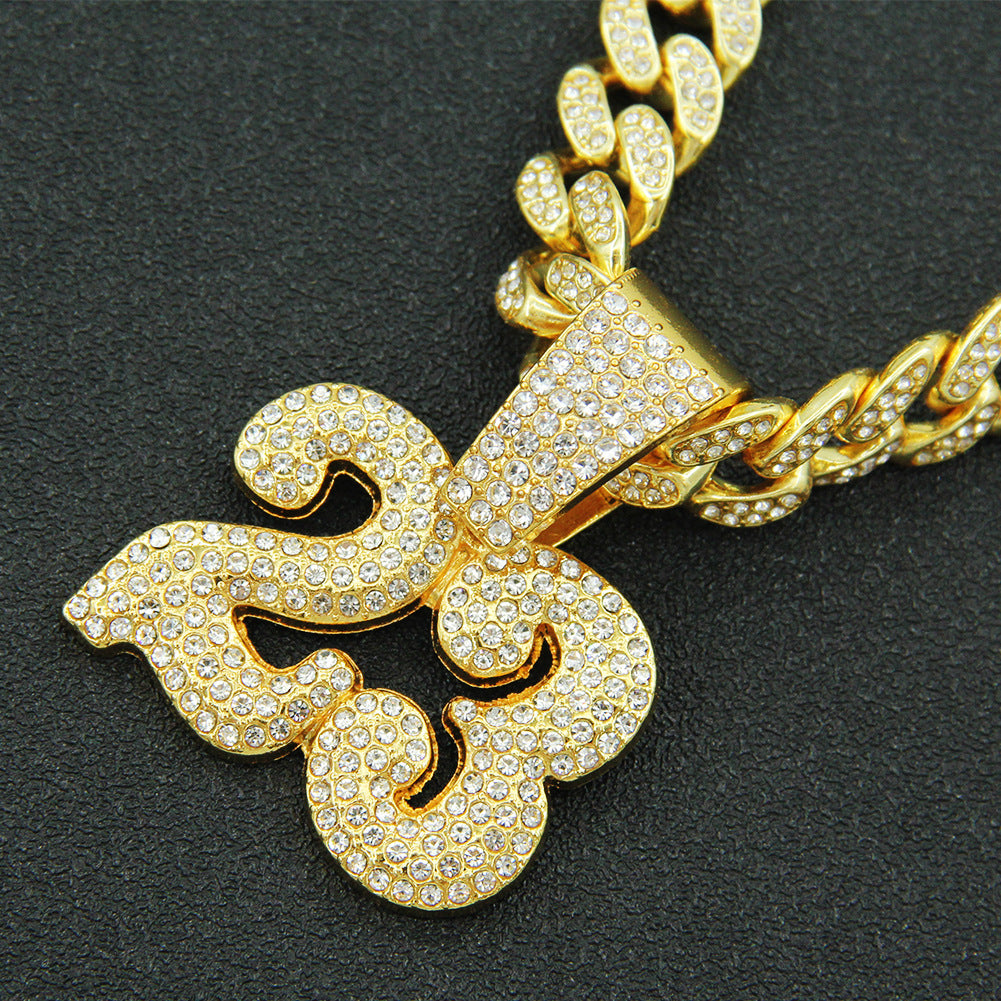 Pendentif pour hommes Hip Hop personnalisé Bubble Bar colliers
