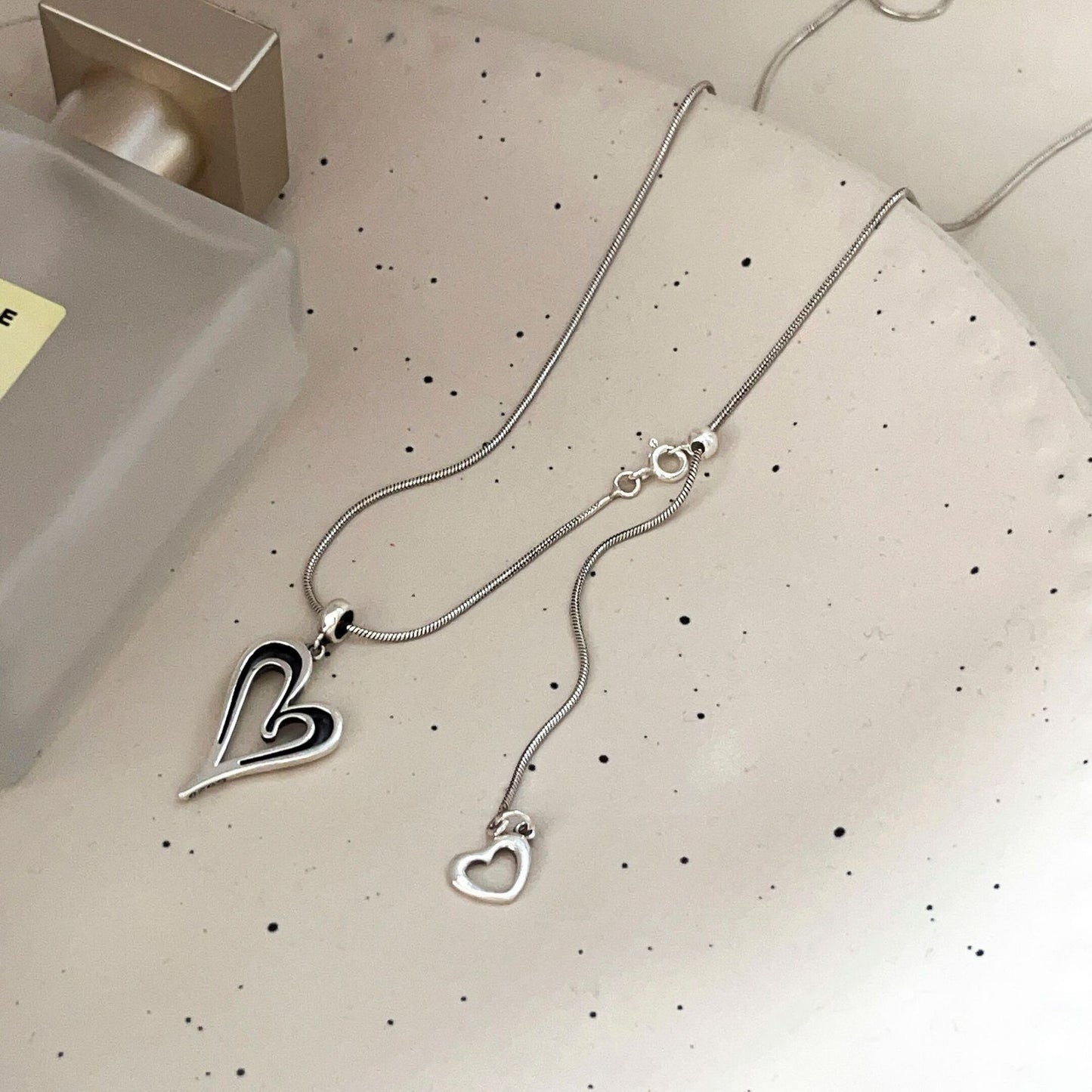 Women's Sier Hollow Tassel For Special Interest Light Luxury High-grade Necklaces