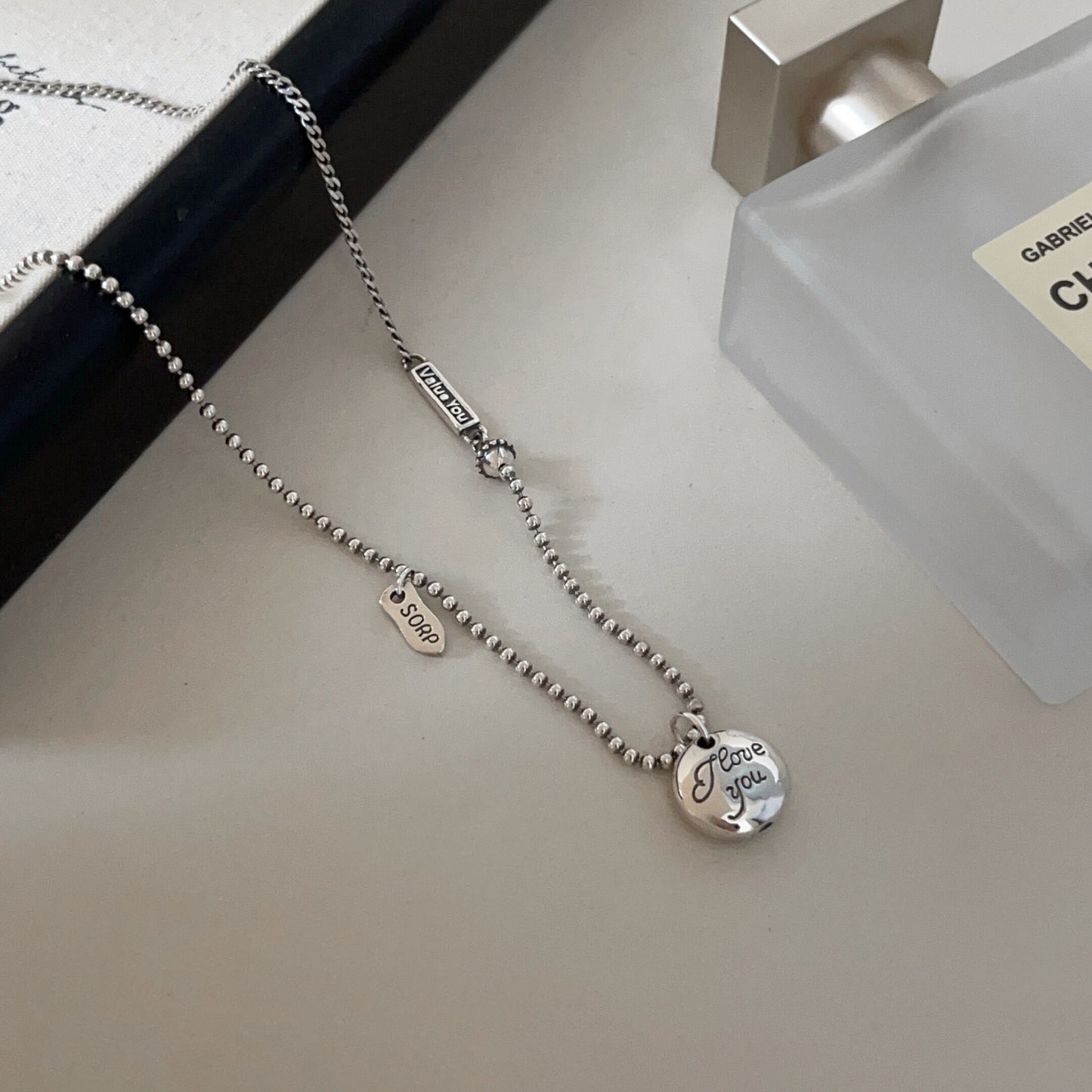 Sier Sterling Bear Vintage Niche Design Necklaces