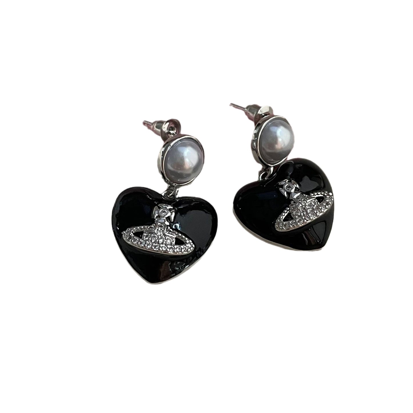 Love Pearl Planet High-grade Niche Sweet Earrings