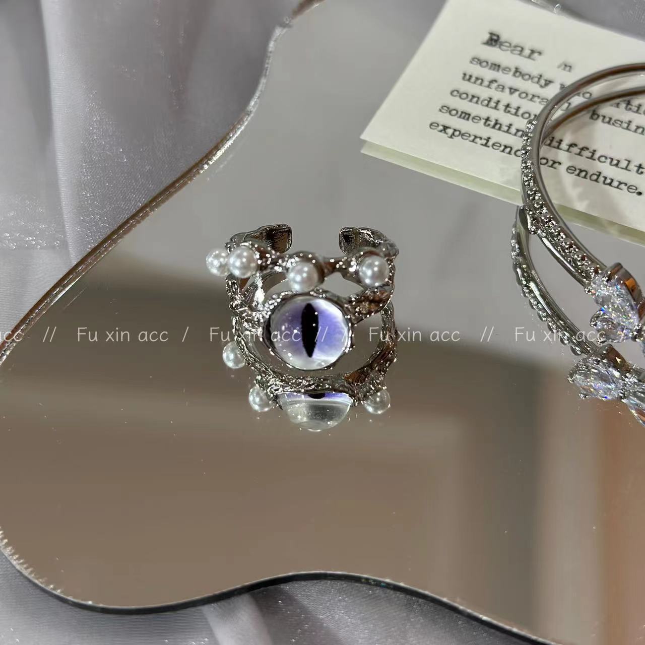 Open Female Design Cute Style Index Finger Rings