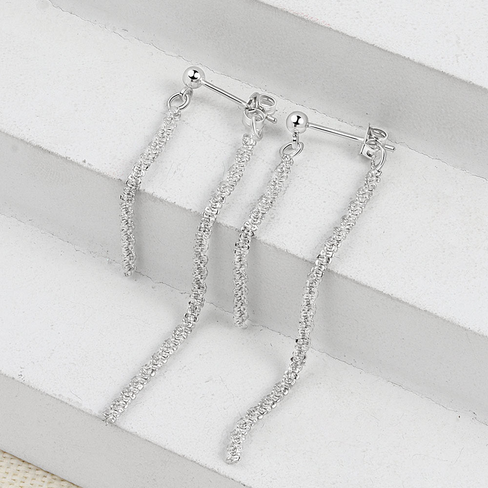 Women's Sky Flash Chain Tassel High Quality Earrings