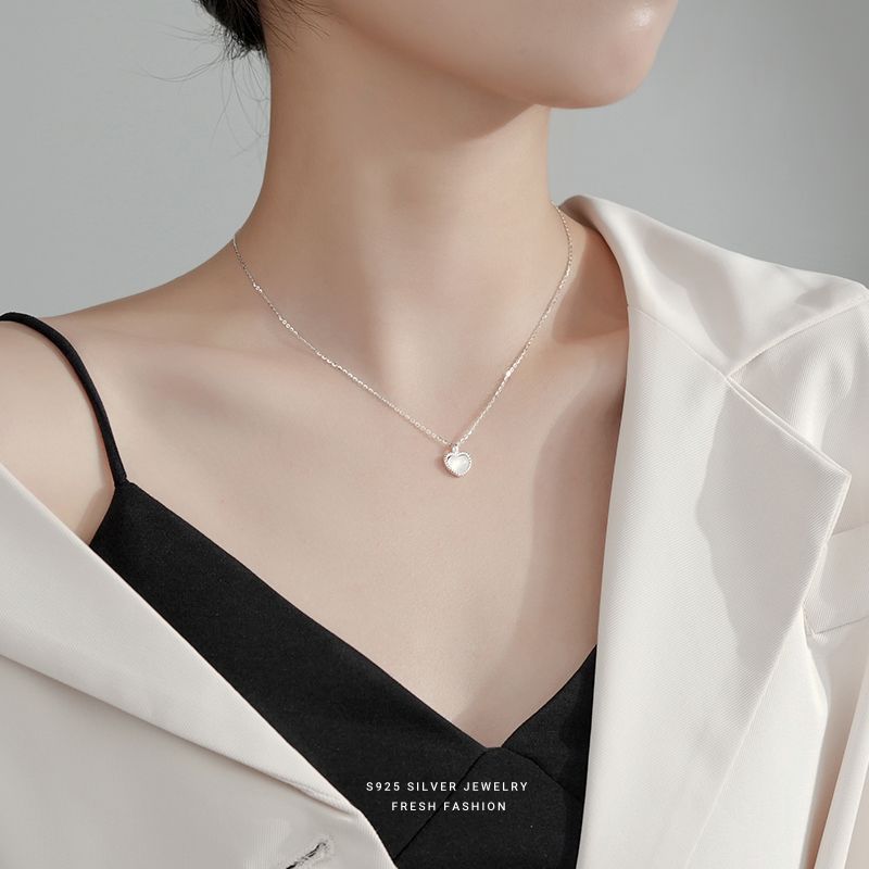 Colliers de clavicule de luxe légers en agate blanche, intérêt spécial