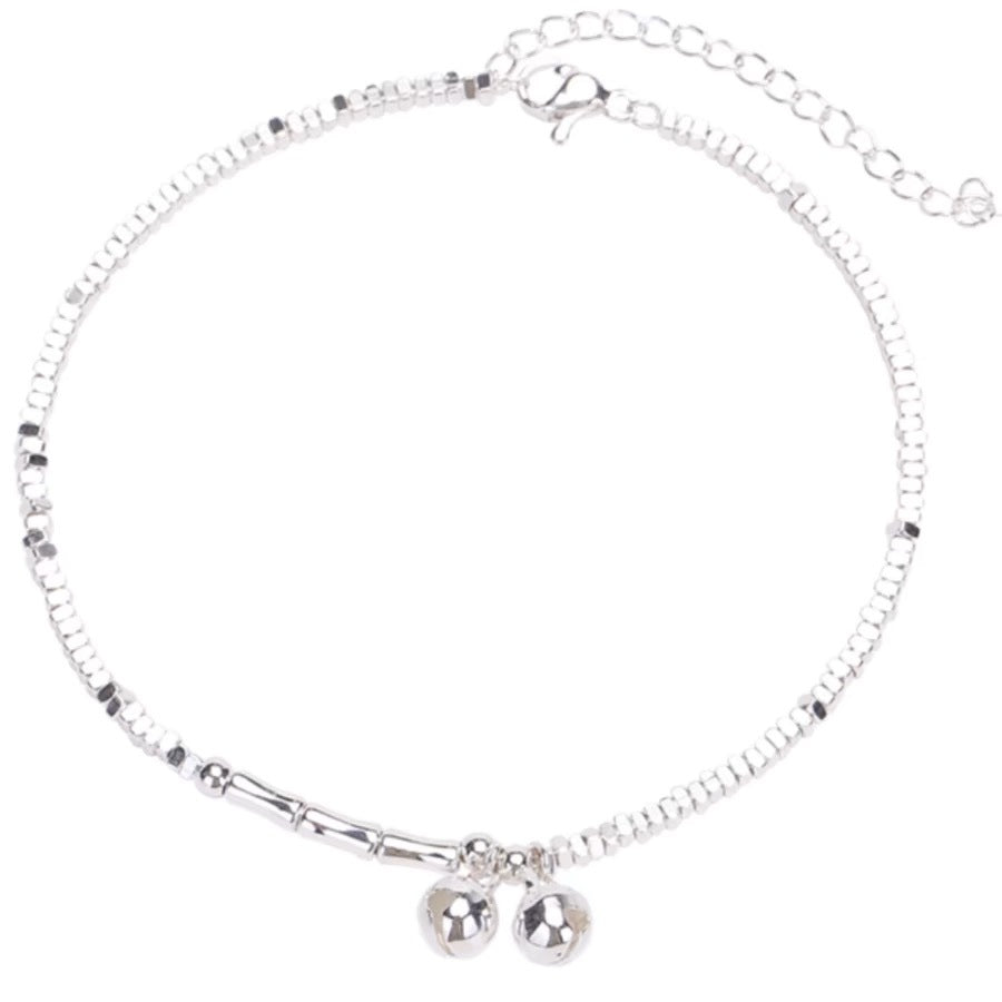 Women's Sier Bell Summer Trend Light Luxury Minority High Sense Ankle Bracelet