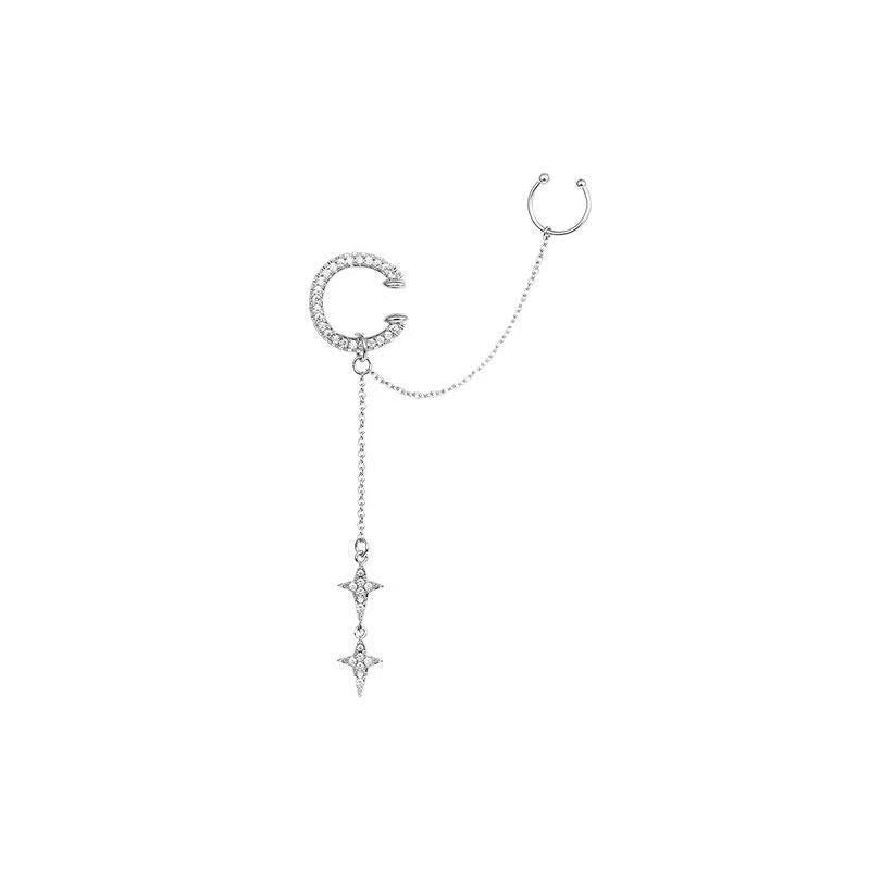 Diamond Butterfly Fashion Earless Temperament Commute Ear Clip