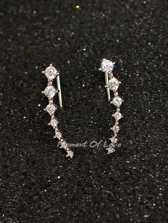 Von You Have Strass Lange Sieben-Ohr-Ohrringe