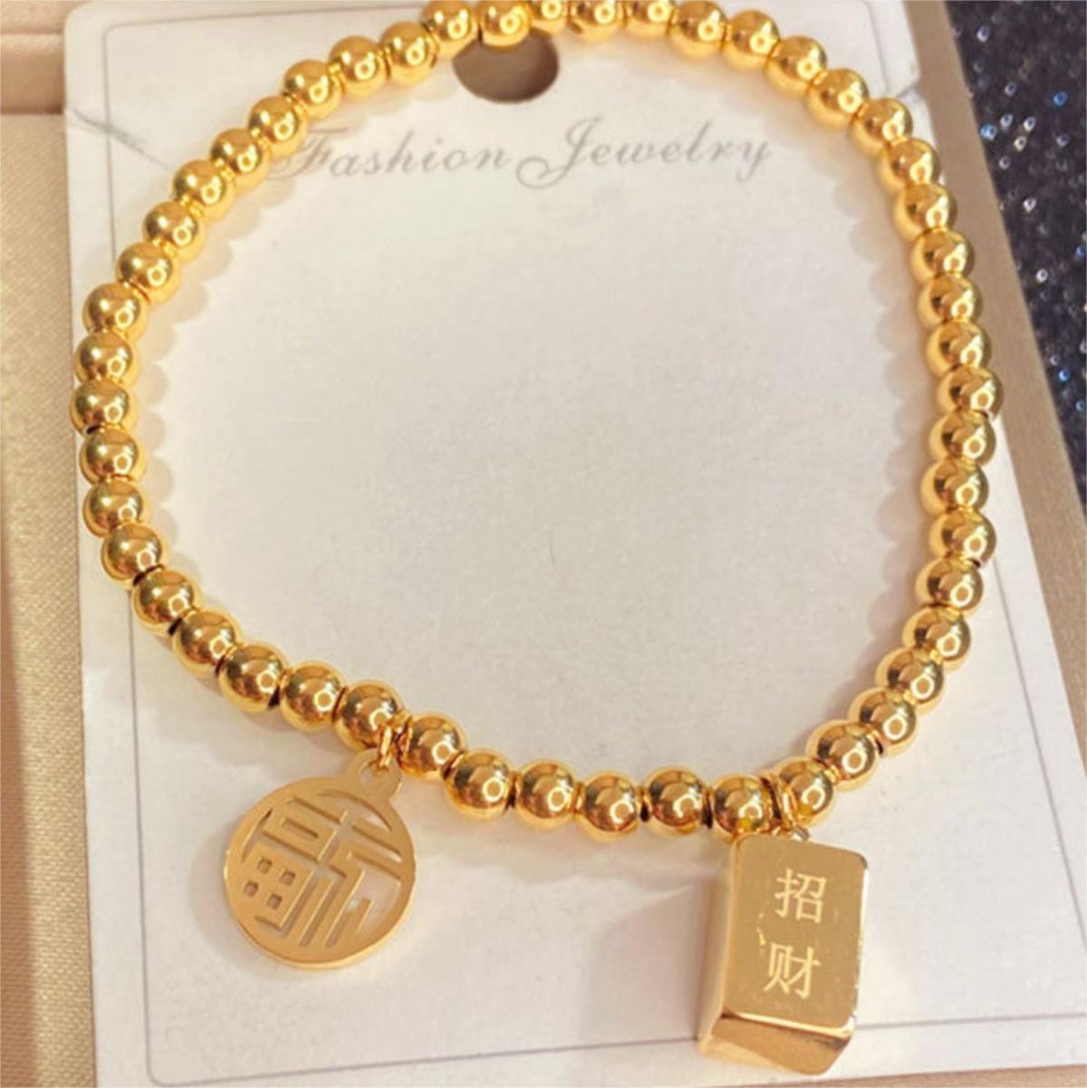 Women's Brick Lucky Pendant Adjustable Refined And Simple Design Clavicle Necklaces