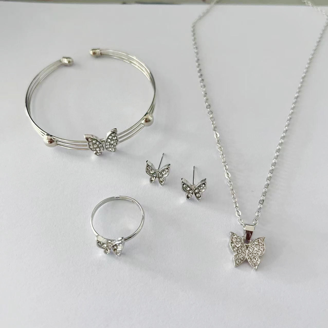Classic New Innovative Unique Exquisite Butterfly Jewelry Set