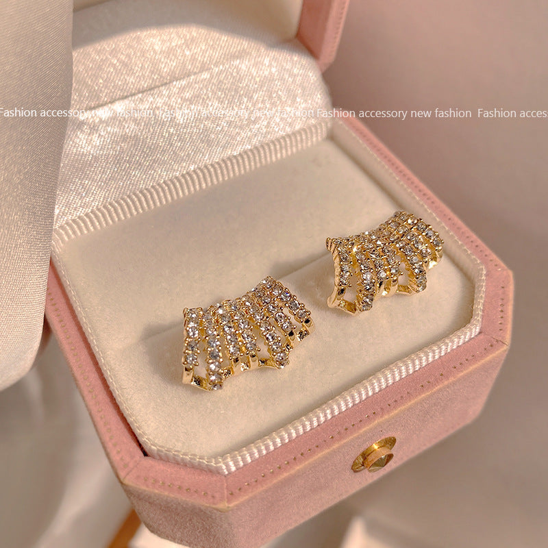 Women's Simple Trendy High-grade Unique Personality And Earrings