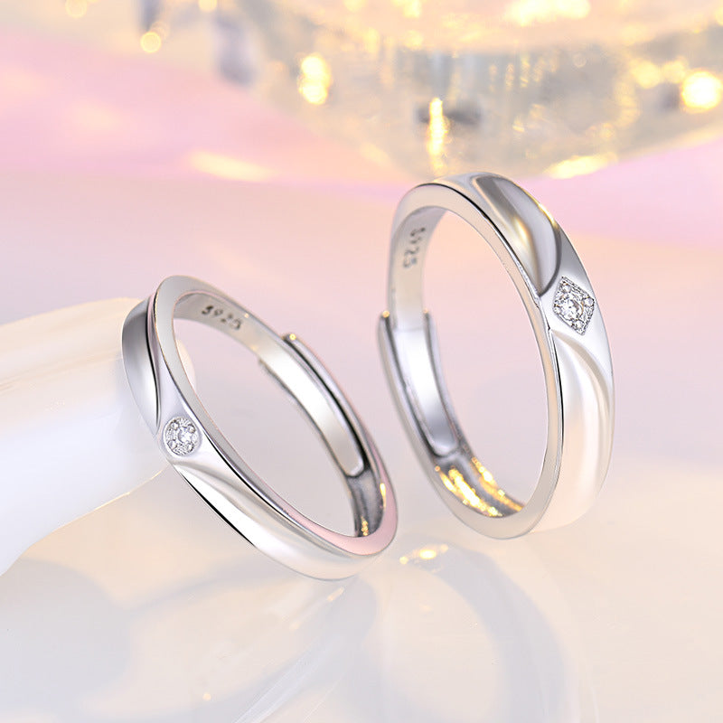 Women's & Men's & Simple Personality And Fashionable Romantic Rings