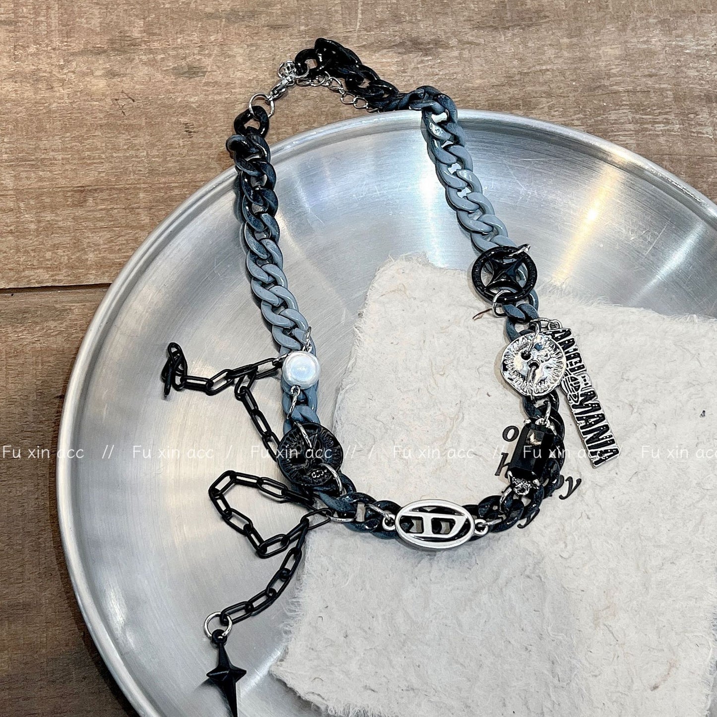 To Gray Love Tassel Sweet Cool Necklaces