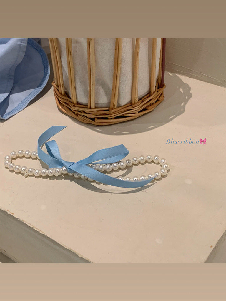 Colliers de clavicule avec nœud de princesse élégant Dopamine pour femme