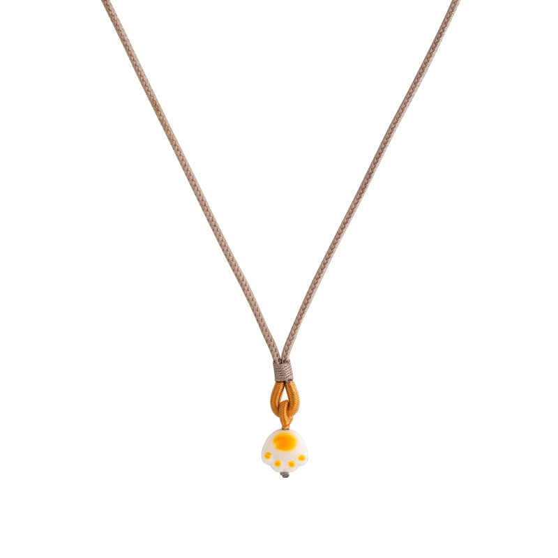 Women's Braid Rope Trendy Design Sense Special Interest Light Luxury Necklaces