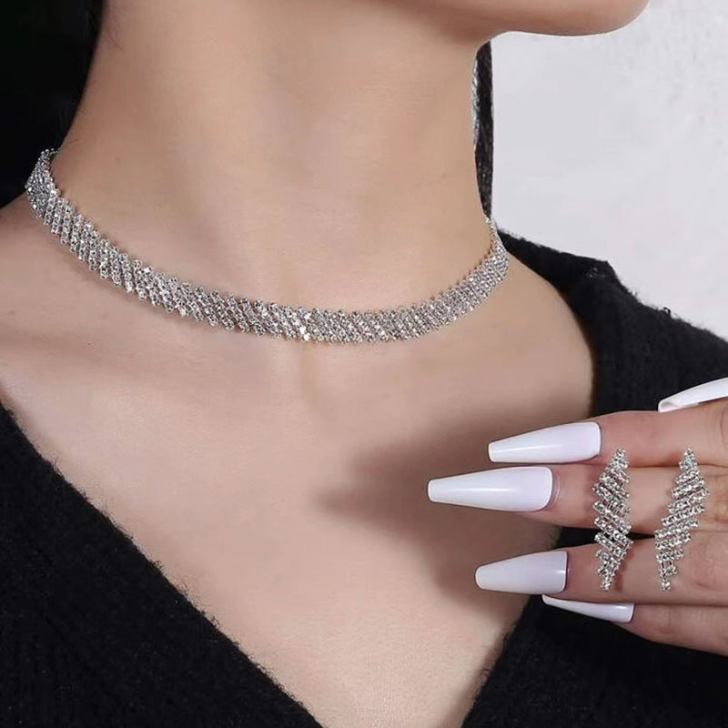 Suite Simple Graceful Clavicle Chain Neck Formal Necklaces