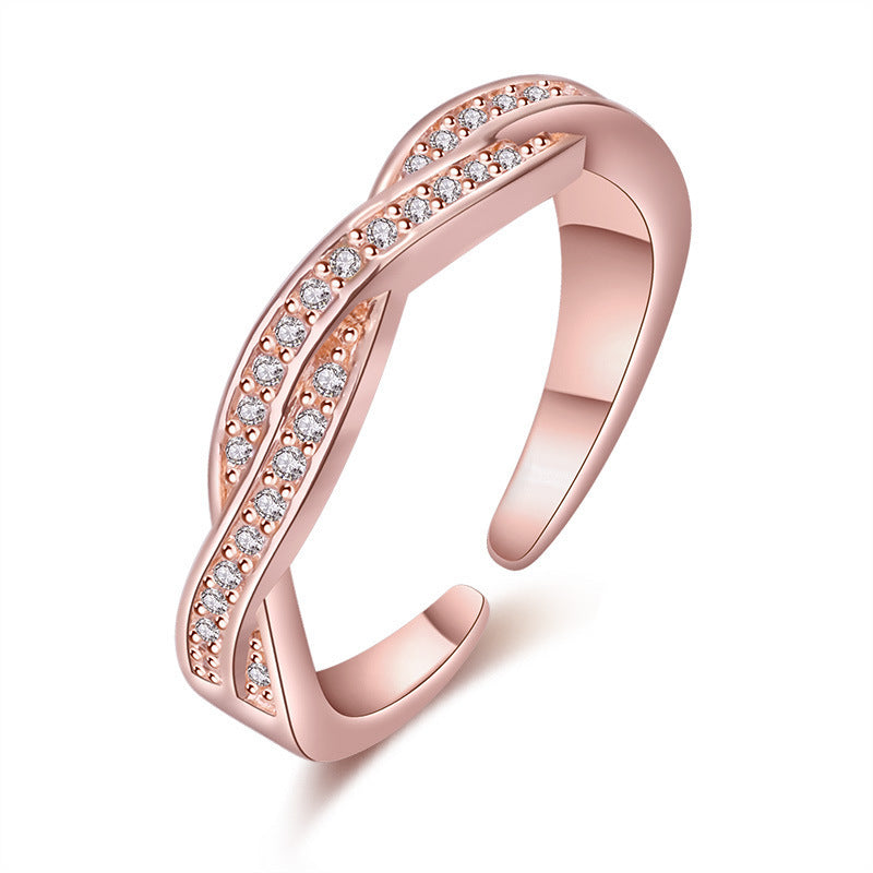 Women's Wheel Of Fate Opening Transfer Interwoven Rings