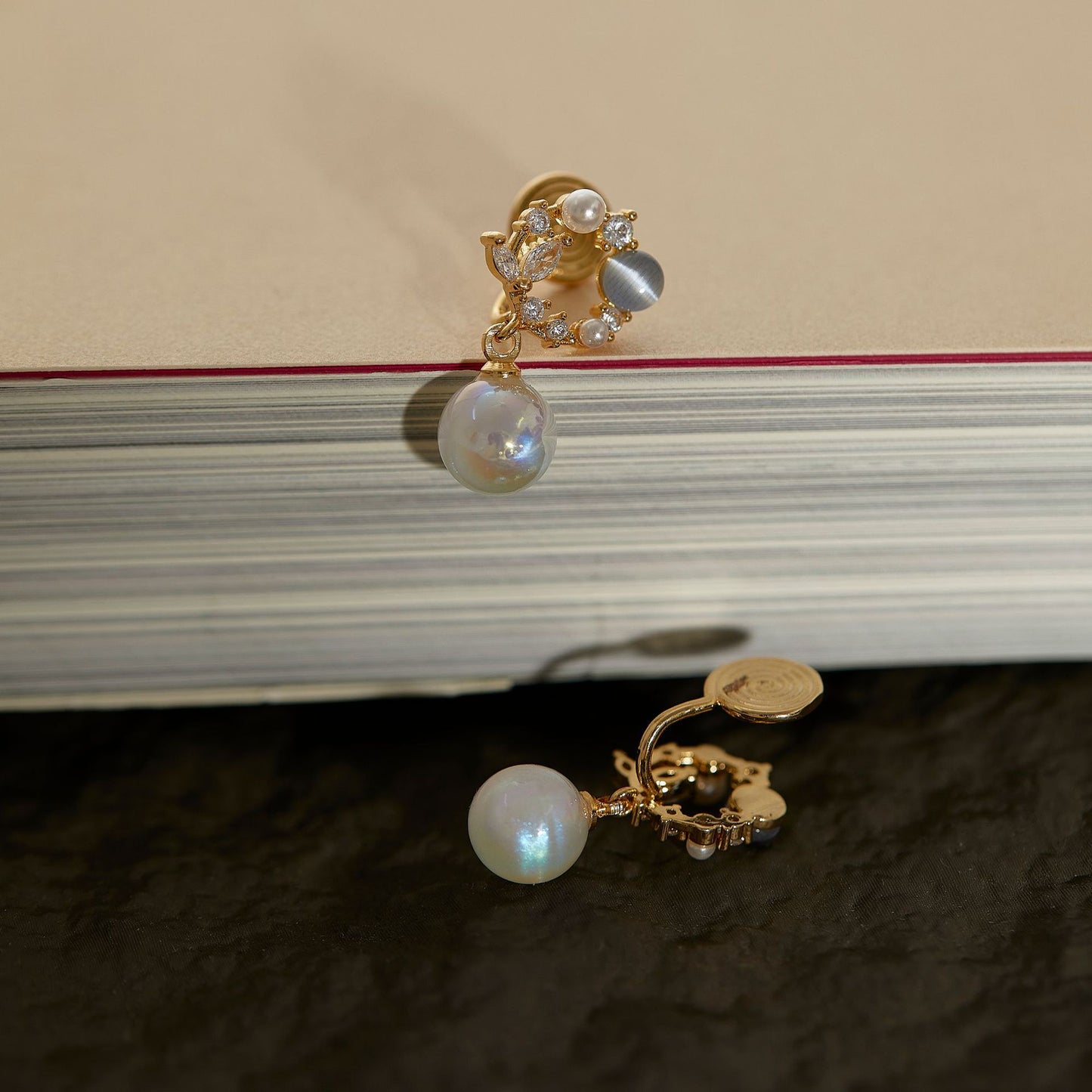 Legend Garland Dream Pearl Pendant Integrated Mosquito Coil Earrings