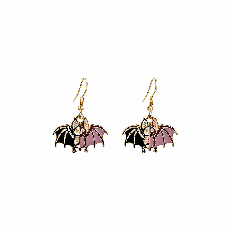 Cartoon Halloween Trendy Cool Funny Personality Animal Earrings