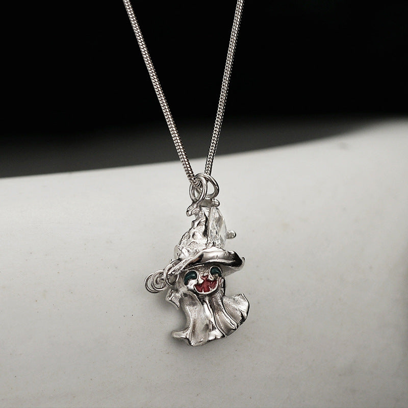 Female Niche Super Sweet Cool Sterling Sier Zircon Necklaces