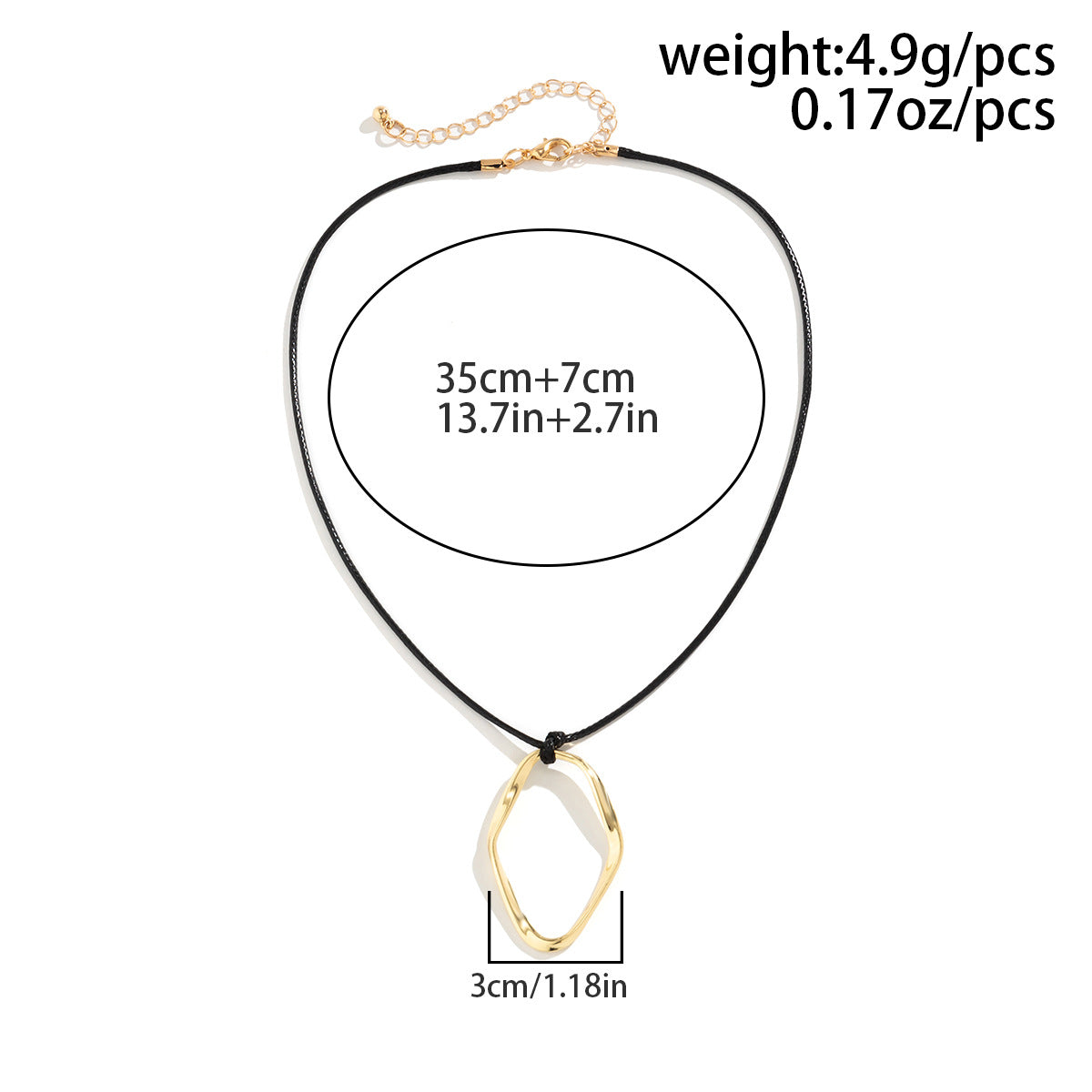 Colliers à pendentif ajourés en forme de cœur géométrique Simple, ornement