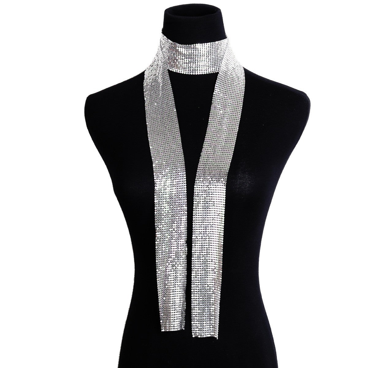 Women's Accessories Personalized Simple Long Aluminum Zipper Necklaces