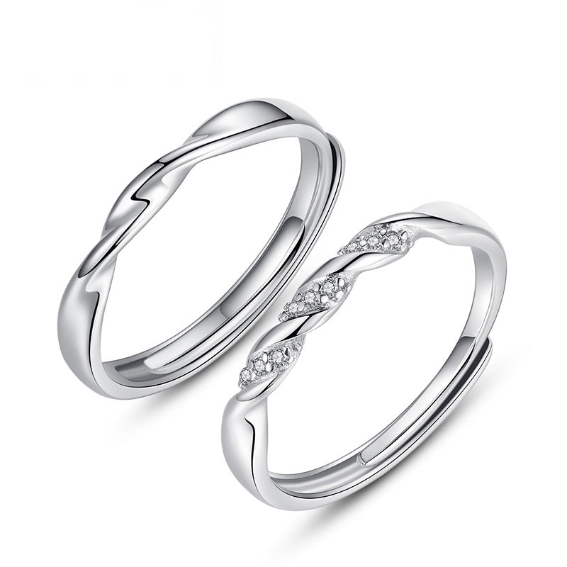 Women's & Men's & Pair Of And Mobius Strip Rings