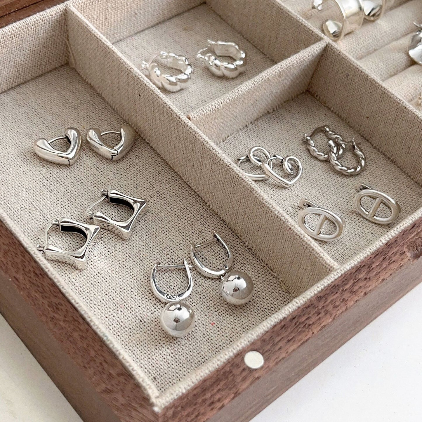 Women's Sterling Live Broadcast Fashionable High Sense Earrings