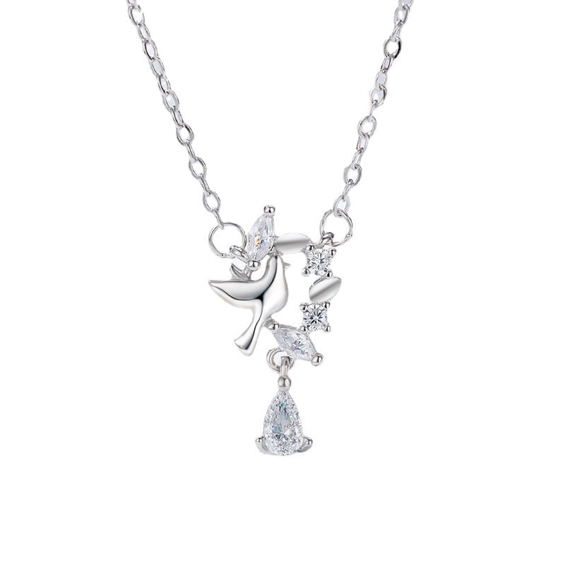 Minority Design High Sense Rhinestone Sweet Clavicle Necklaces