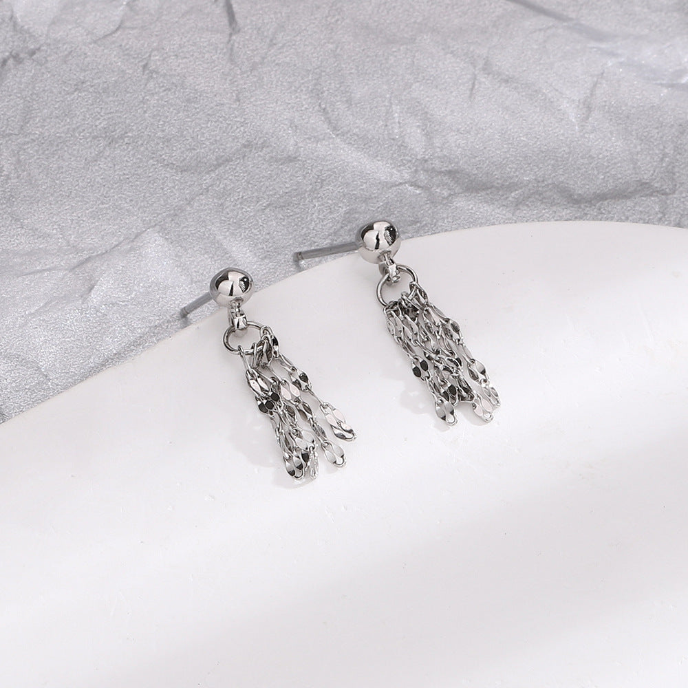 Lips Chain Female Light Luxury Temperament Rings