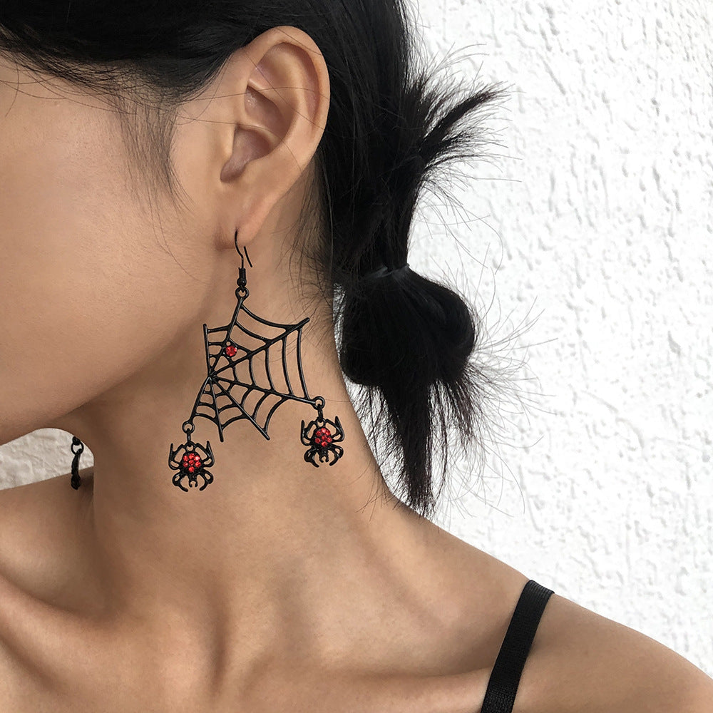 Halloween Exaggerated Dark Eccentric Personality Design Earrings
