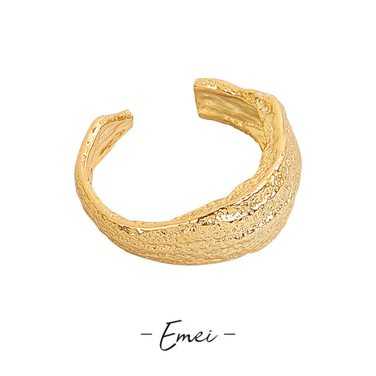 Women's Style Niche Design Irregular Concave And Rings