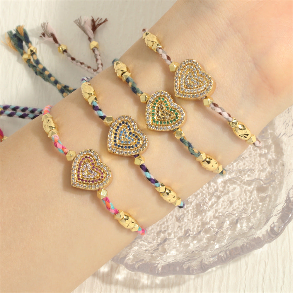 Love Carrying Strap Design Einfache bunte Armbänder