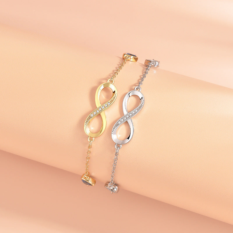 Infinite Symbol Sapphire Love Gift Live Bracelets