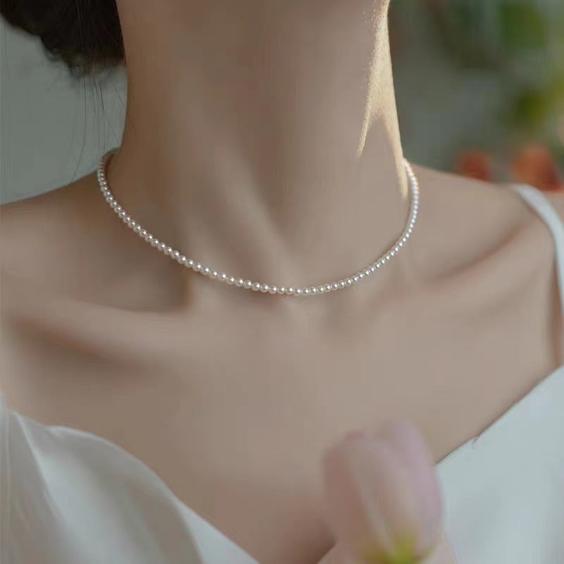 Colliers simples d'été de haute qualité pour femmes, luxe léger, minorité
