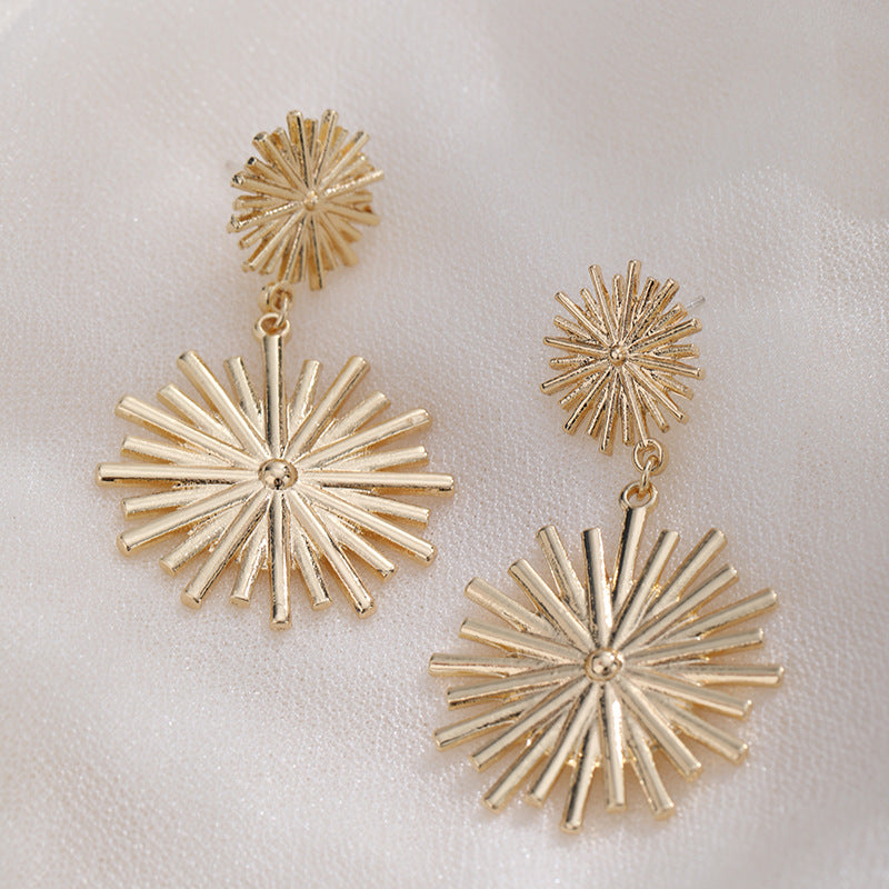 Metal Female Fashion High Sense Personalized Earrings